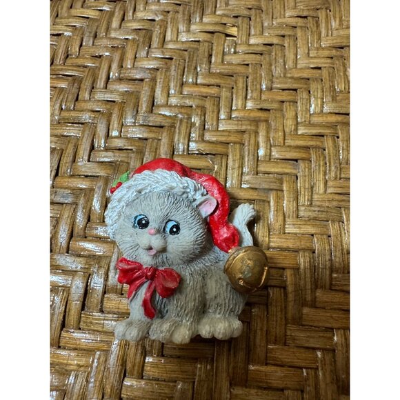 Vintage Cat-Themed Christmas Ornament Set With Stocking Cat Paper Garland - Picture 6 of 14